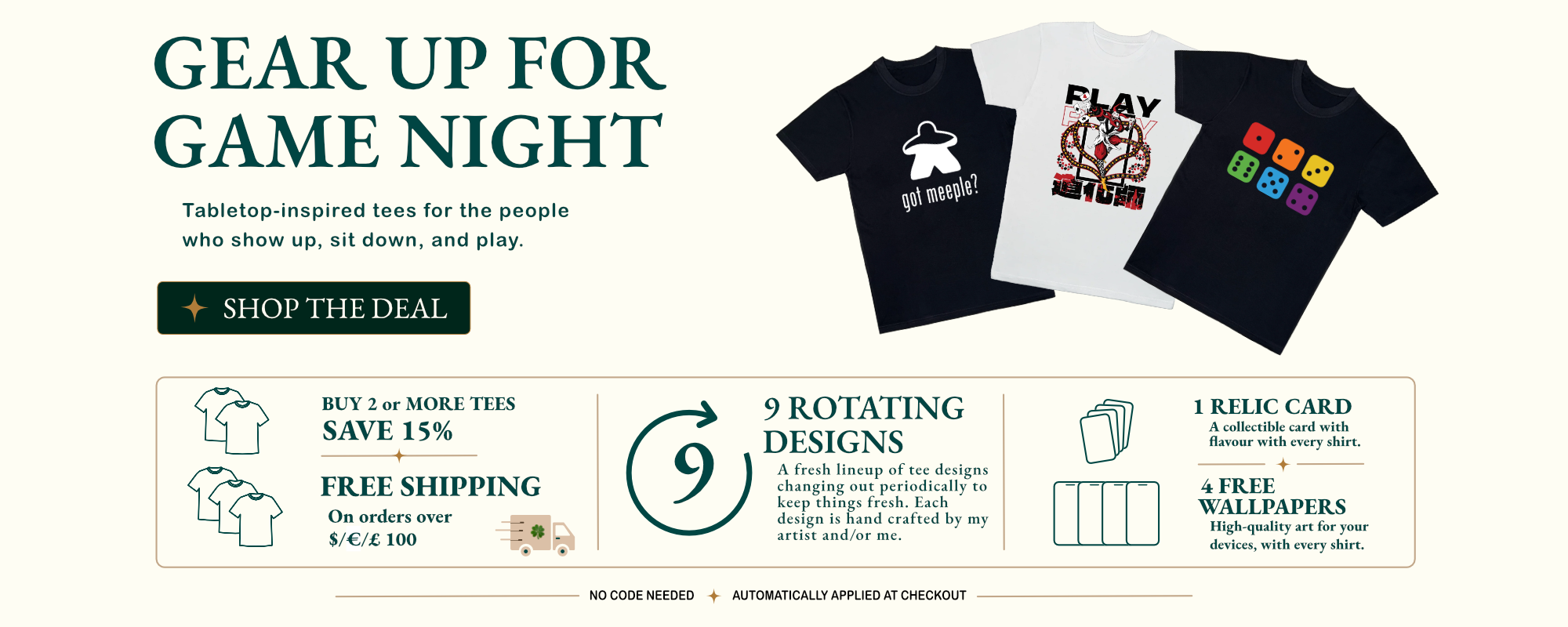 Lords of Luck Game Night Deal